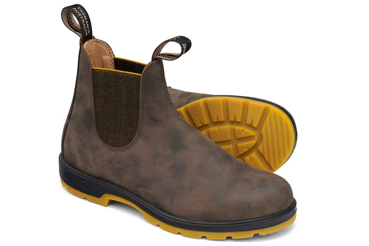 Blundstone #1944 Rustic Brown/Mustard