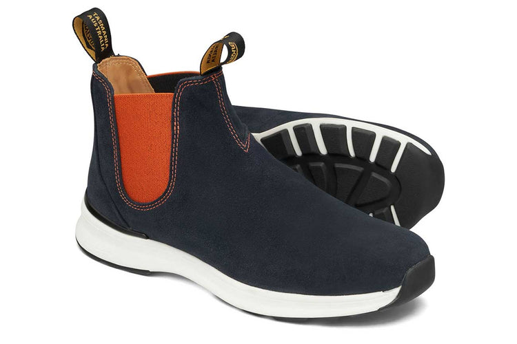 Blundstone #2147 Navy Suede/Burnt Orange