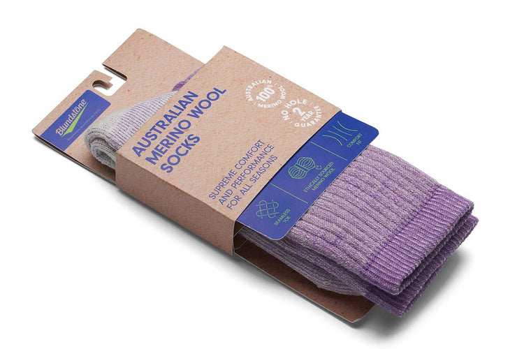 Blundstone Mid-Weight Merino Wool Socks Violet